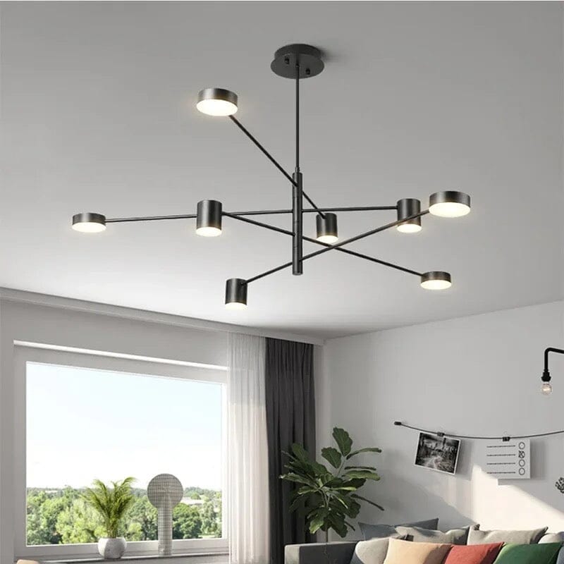 NovaLume Pendant Light In Black, Gold, Or White With LED Dimming