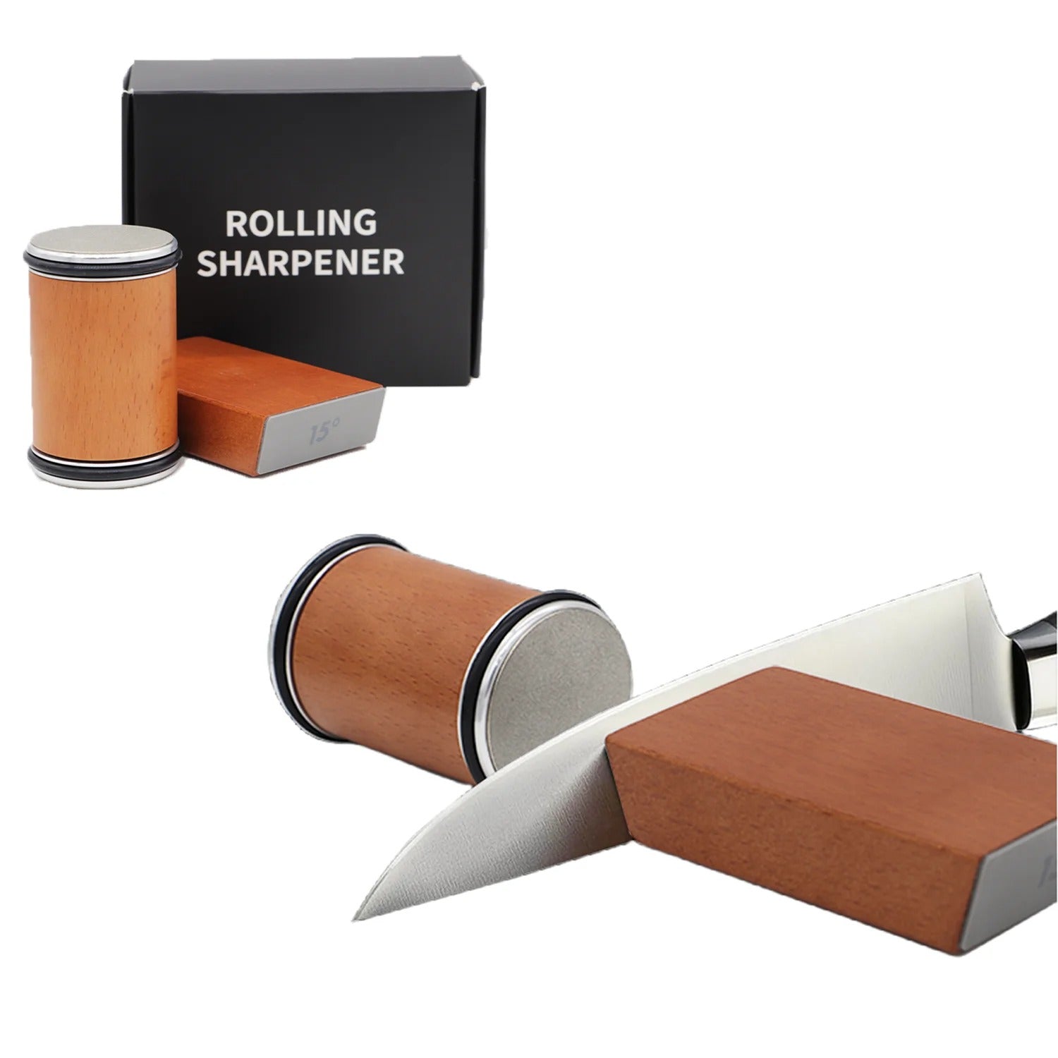 Magnetický diamantový brousek na válcové nože – Snadné ostření a broušení čepelí