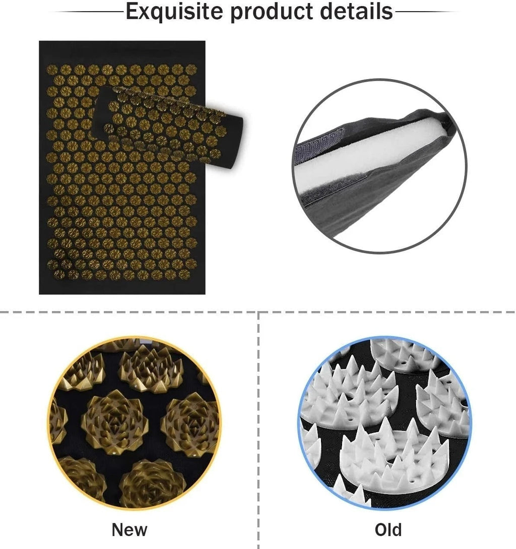 Akupresurní podložka – relaxační podložka pro úlevu od bolesti a snižování stresu