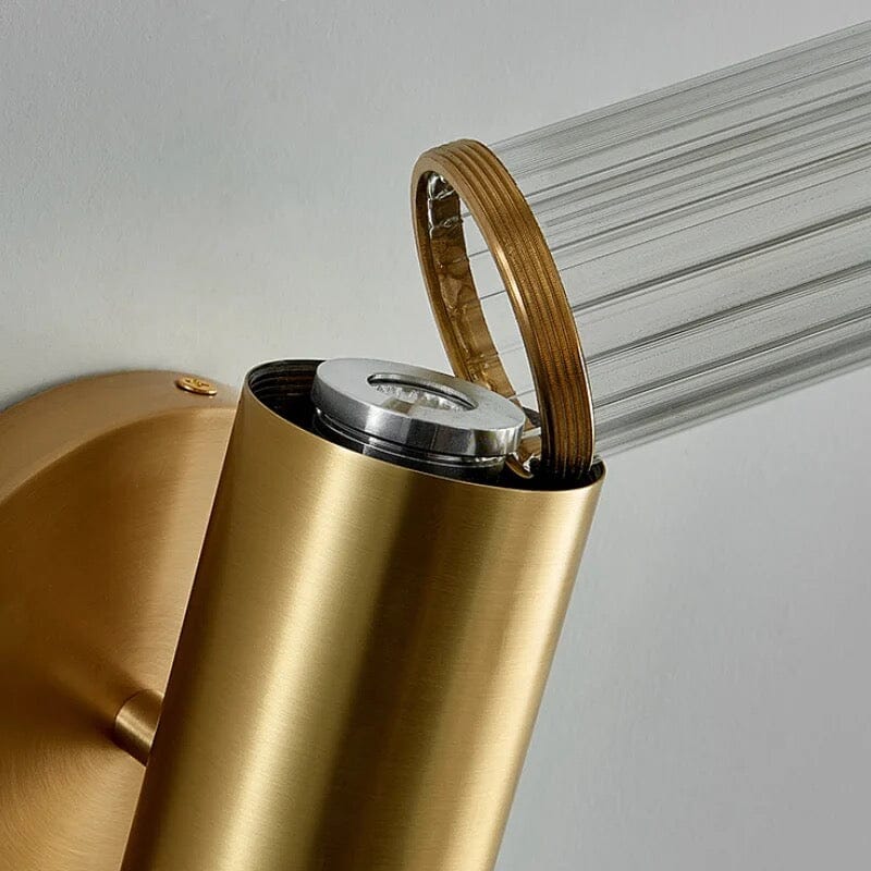 Nisa skleněná stojací lampa