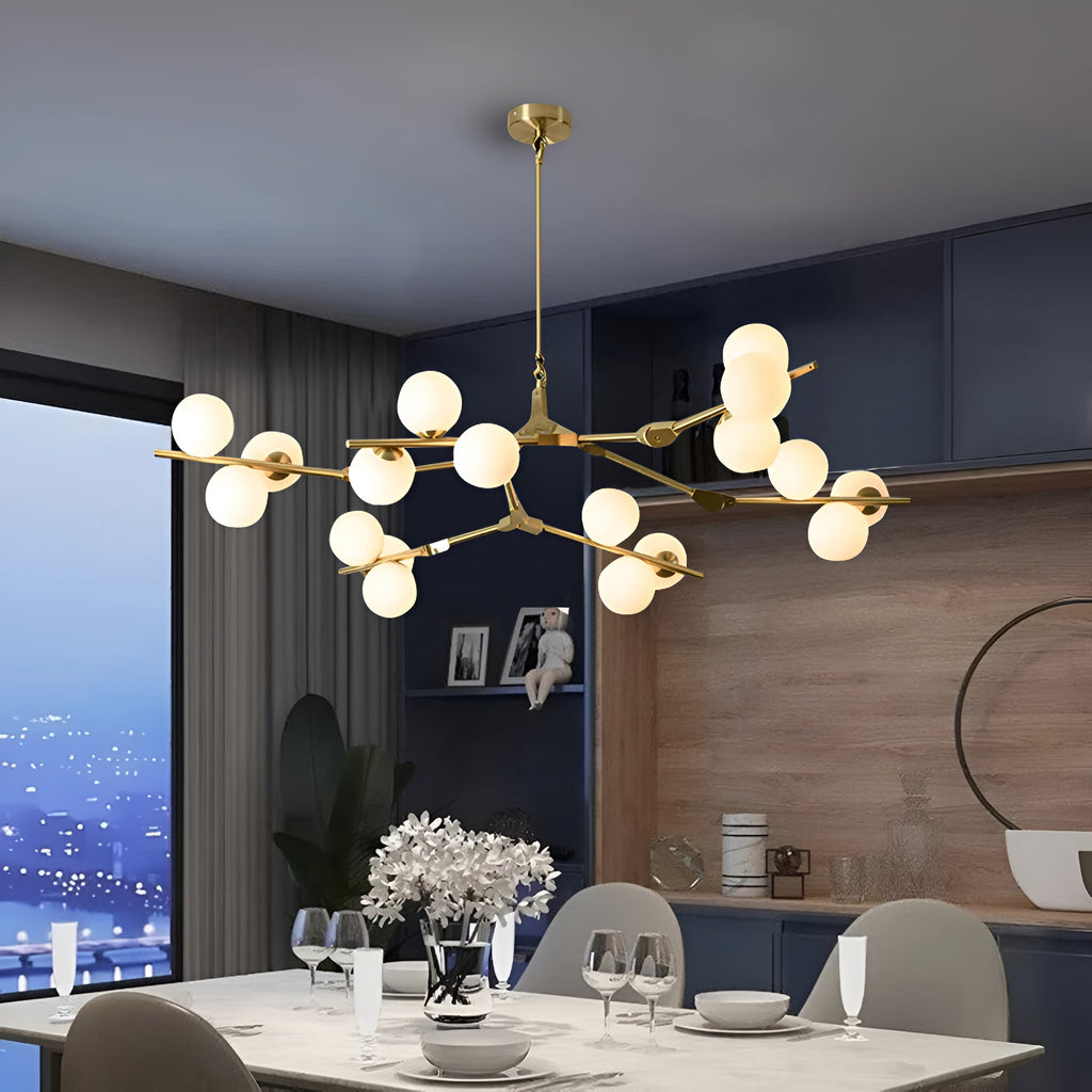 SylvanGlow | Lámpara de araña de ramas