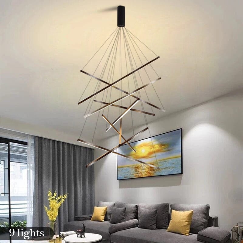 Alvora | Contemporary Duplex Chandelier