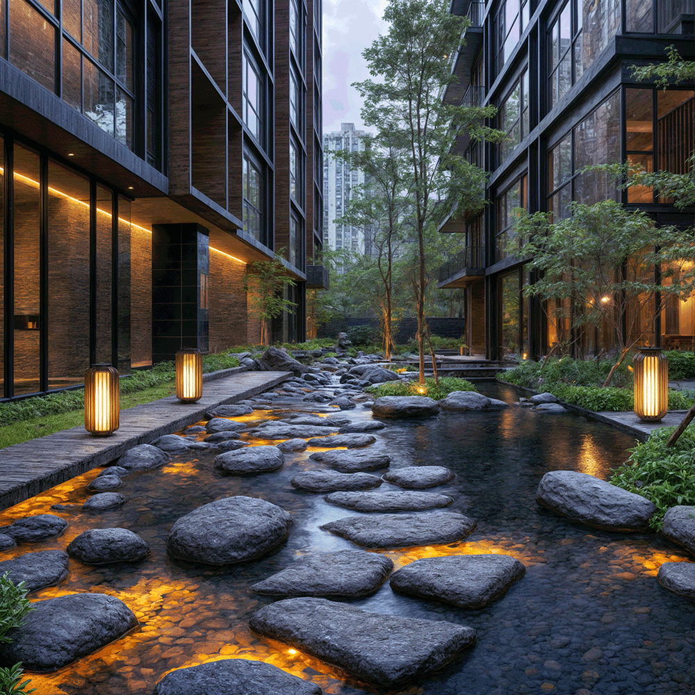 Novae Cage Lanterns Waterproof Outdoor Lighting for Patios