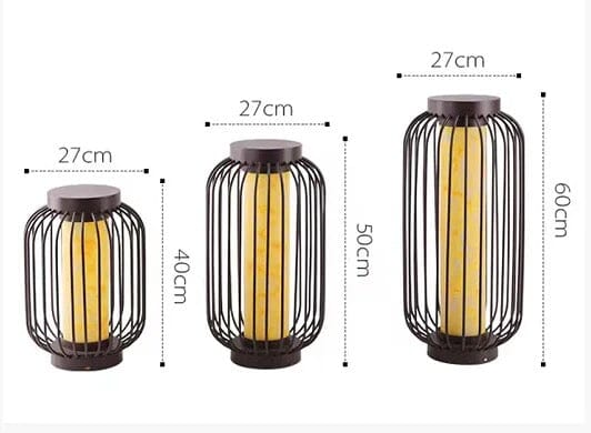 Novae Cage Lanterns Waterproof Outdoor Lighting for Patios