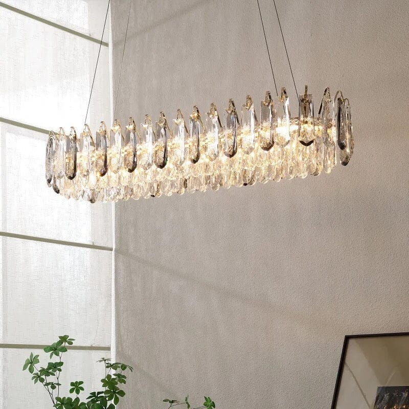 Lumistra Signature Crystal Ceiling Light In Gold Or Chrome With K9 Crystals