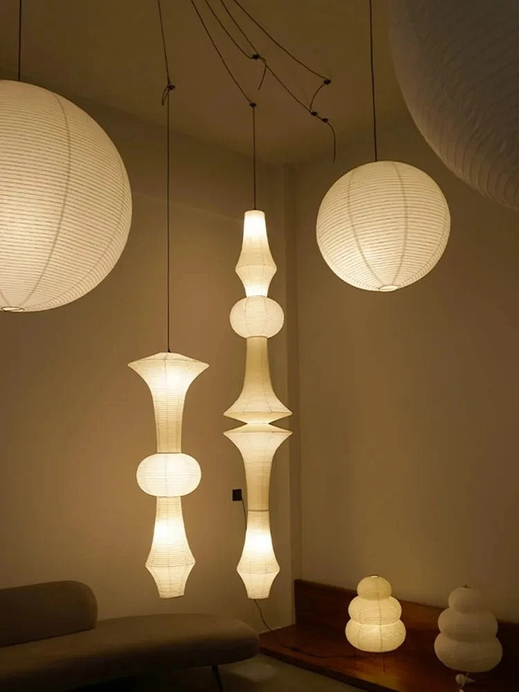 Nexa Sculptural Pendant Lights With Japanese Minimalist Geometry