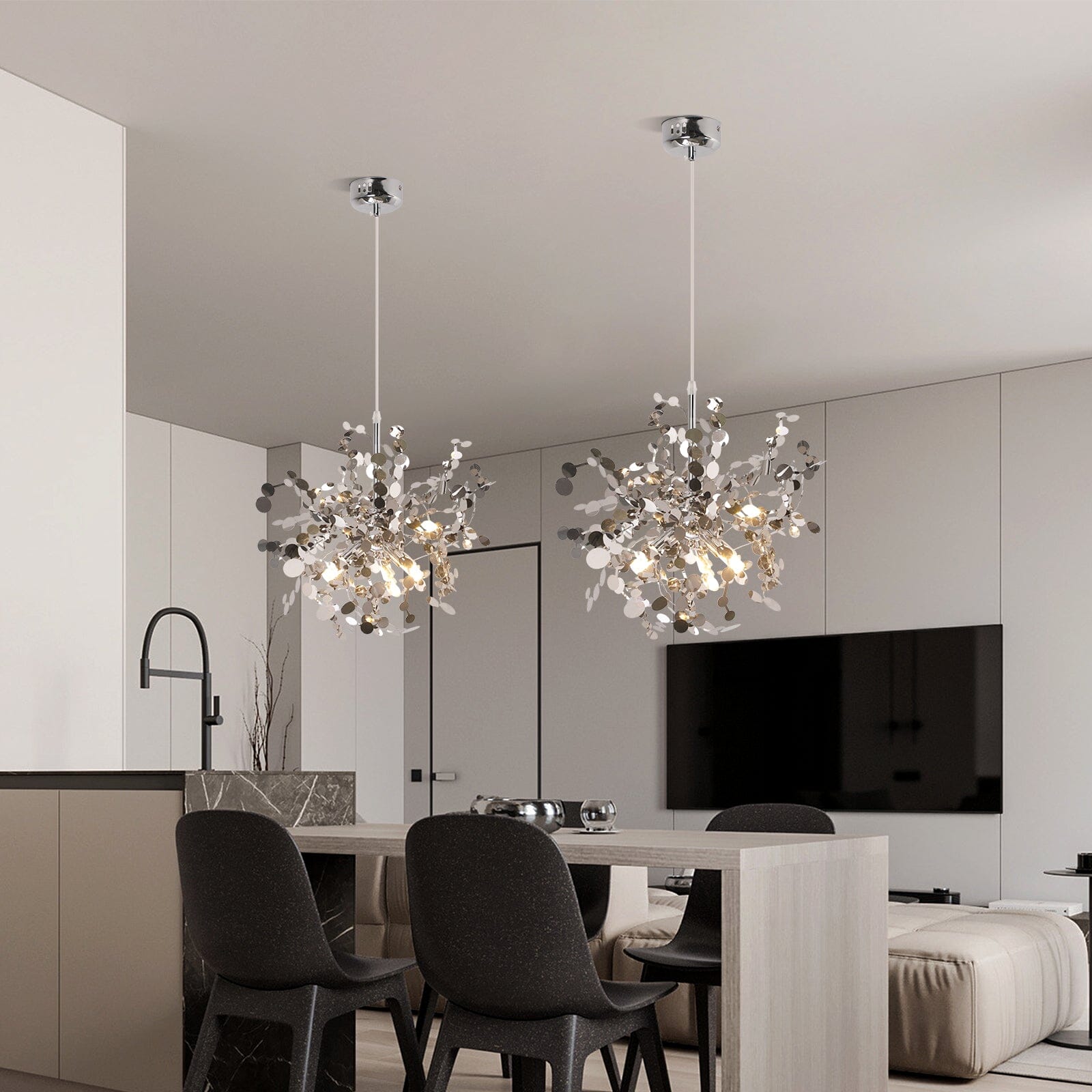 Nymera Nordic Glass Pendant Lights With Soft Ambient Glow