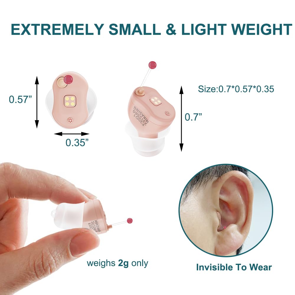 Advanced 16-Channel Digital Hearing Aids: Rechargeable and Invisible