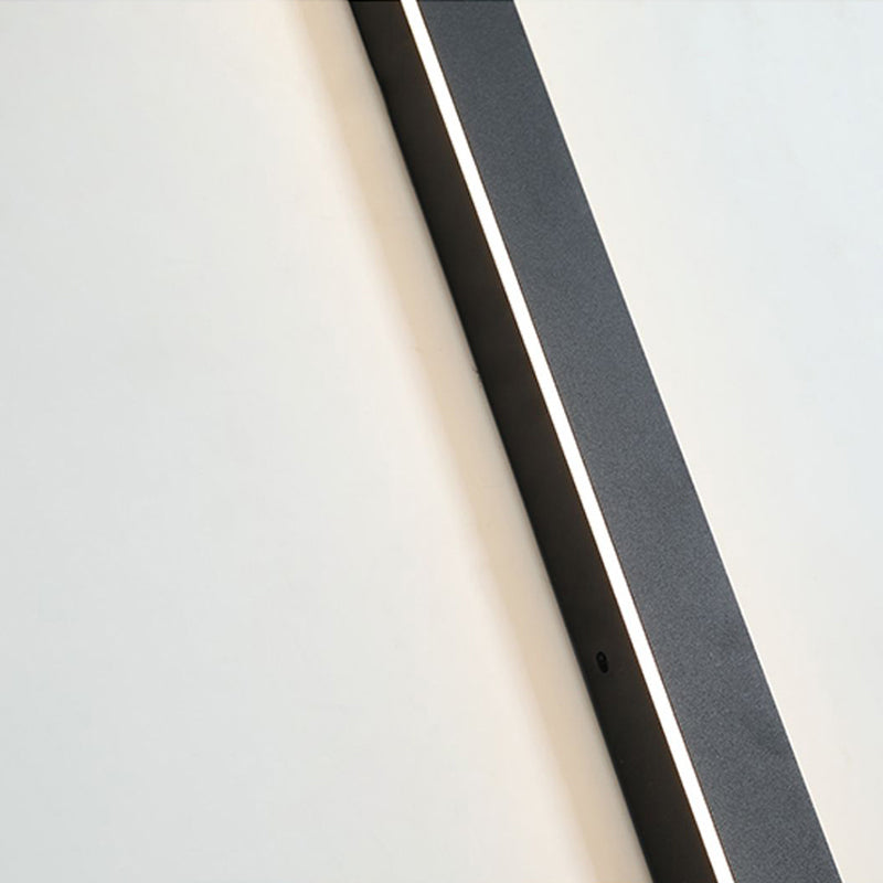 Nerivo Modern LED Wall Lights Black Metal For Garden Hall