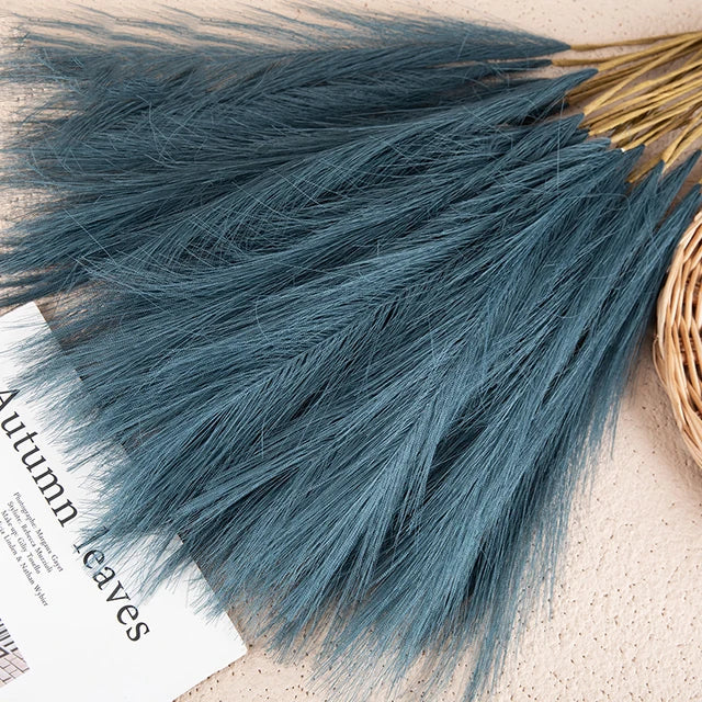 ريش اصطناعي ناعم من عشب بامباس المزيف من لوما بلوم