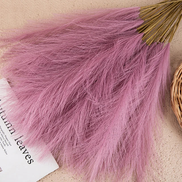 LumaBloom フェイクパンパスグラス ふわふわ人工羽毛