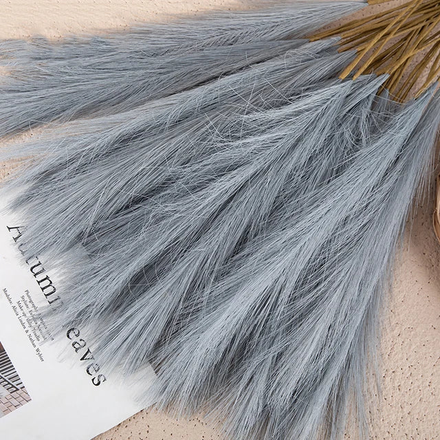 ريش اصطناعي ناعم من عشب بامباس المزيف من لوما بلوم