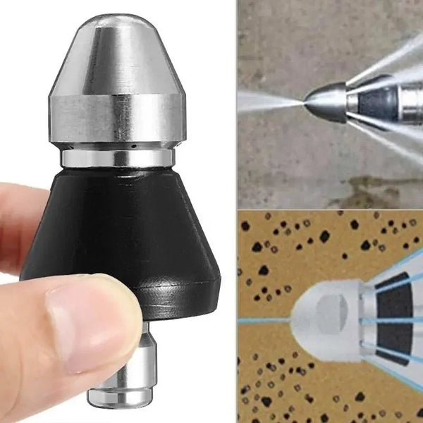 Stainless Steel High-Pressure Sewer Cleaning Nozzle