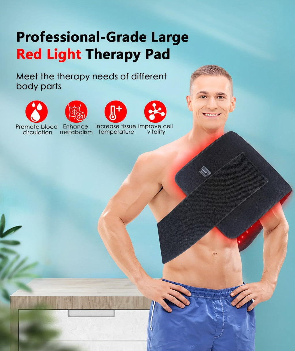 Red Light Therapy Larger Pad At Home ,Red Light Therapy Wrap