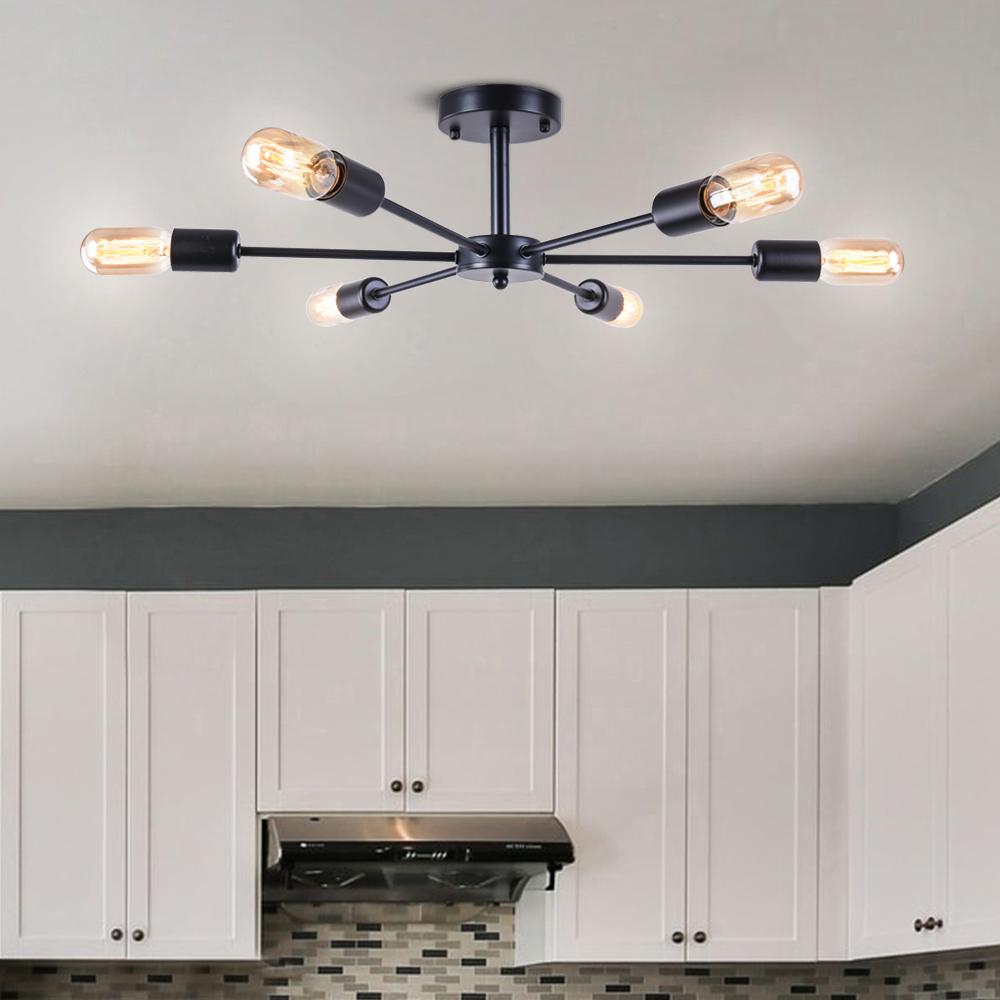 6灯吸顶灯 客厅用 | 可调节现代设计