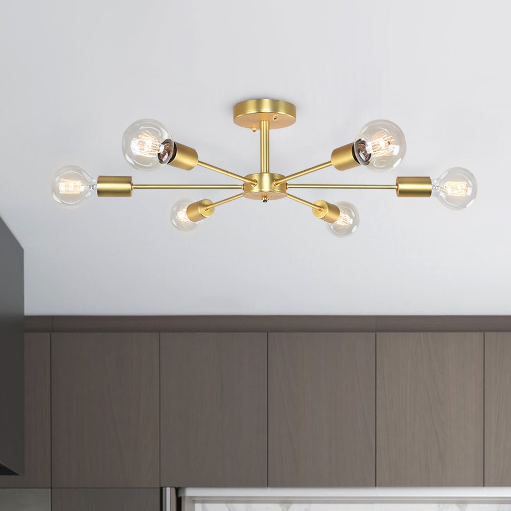 6灯吸顶灯 客厅用 | 可调节现代设计