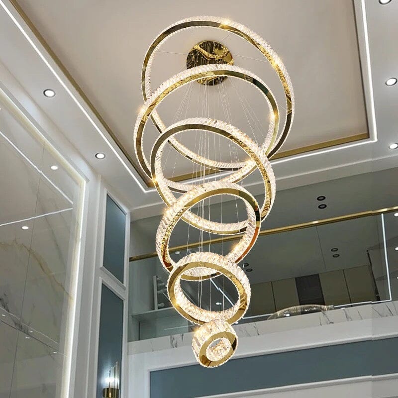 Aurelle Crystal Ring Chandelier