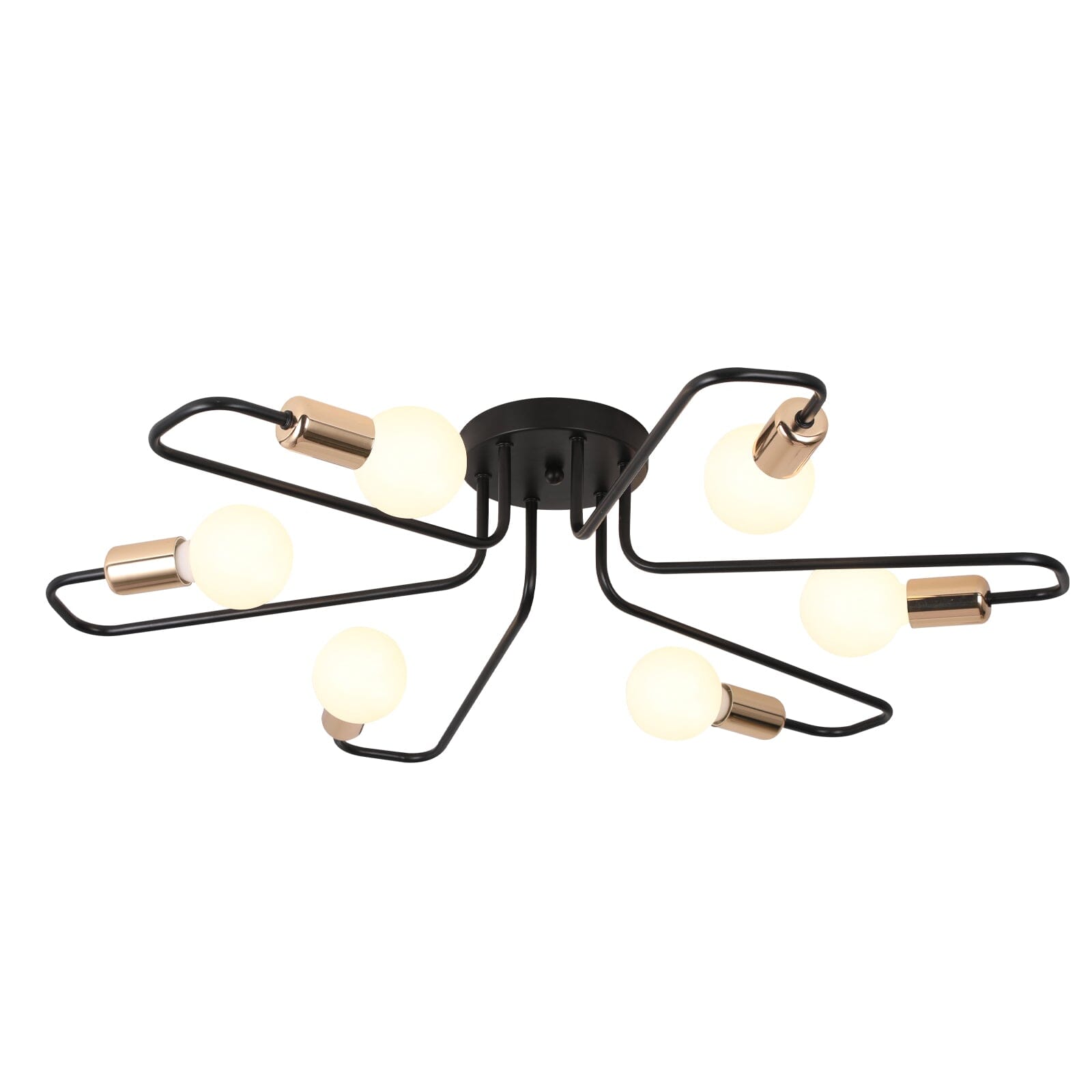 Asteri Eight-Bulb Dimmable Chandelier For Living Rooms And Offices