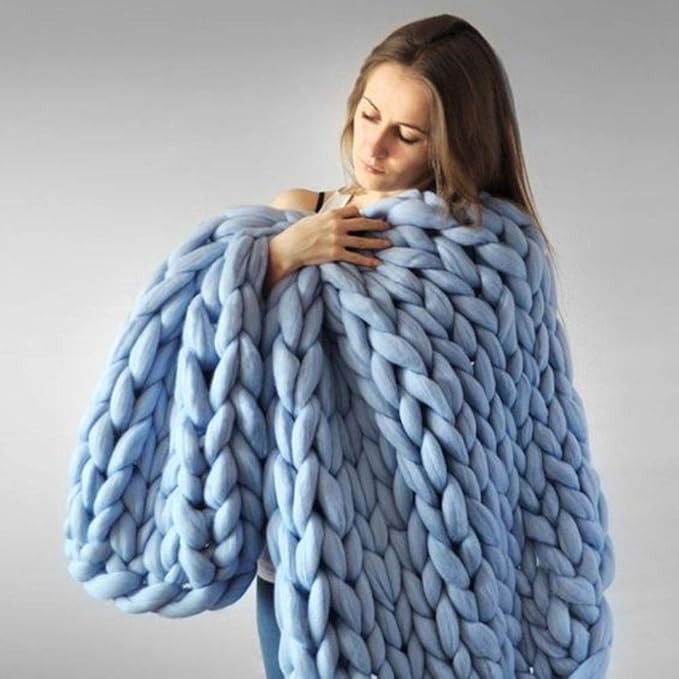 Pohodlná pletená deka