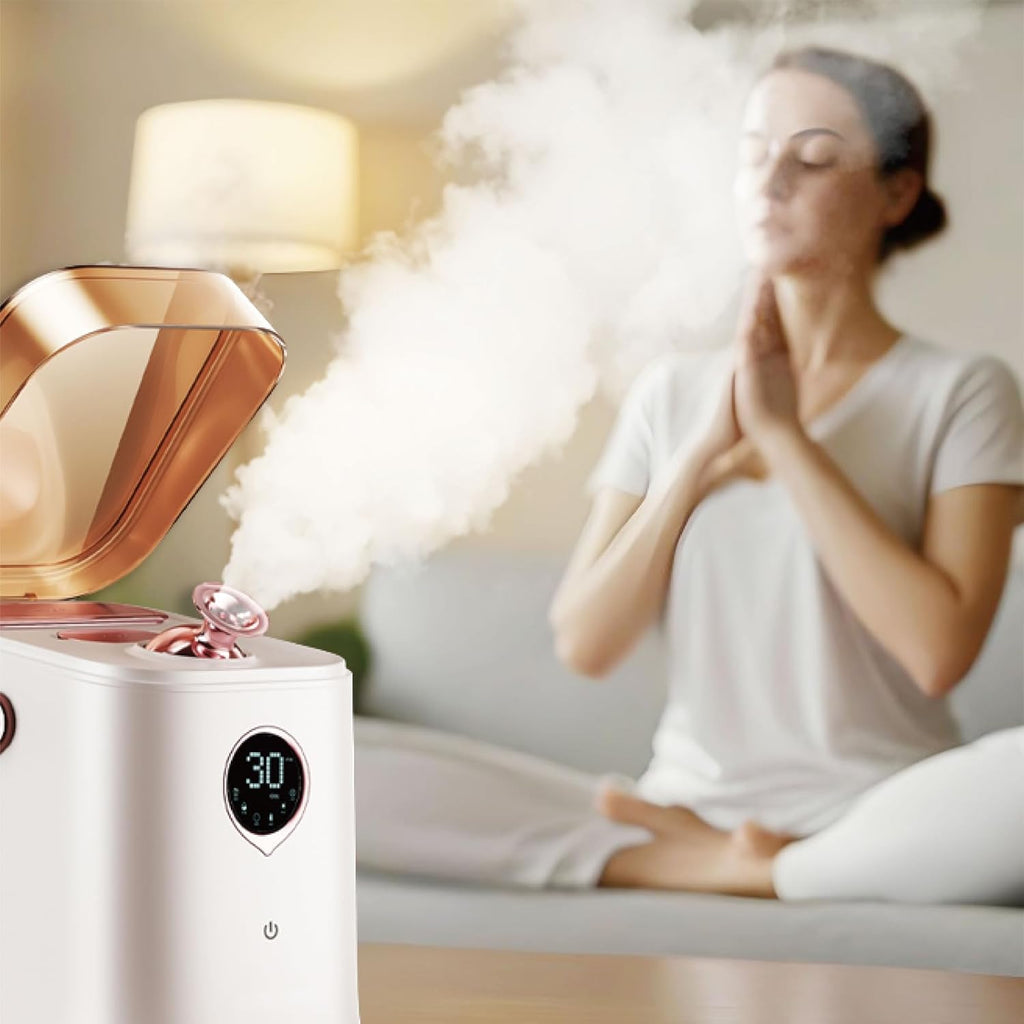 Profesionální 6v1 iontový obličejový napařovač pro hluboké čištění pleti