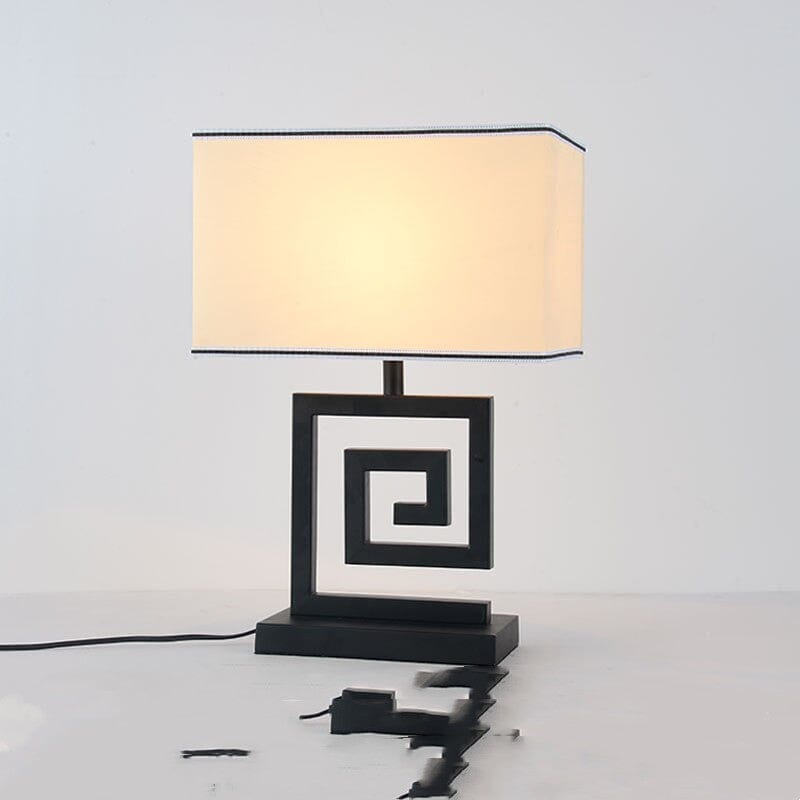 Aurelian Retro Table Lamp Handcrafted in East West Modern Chinese Style