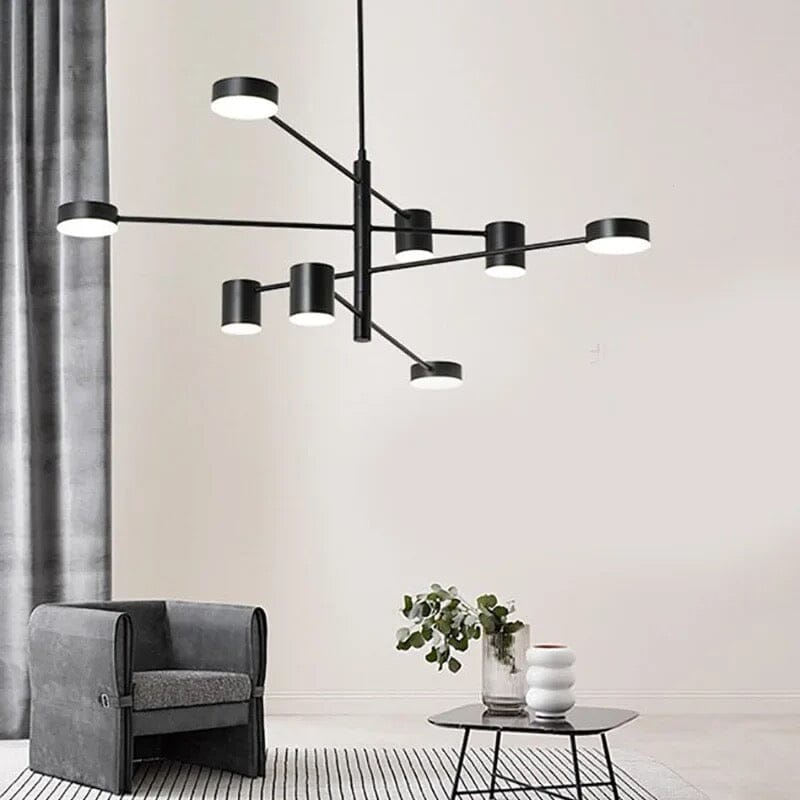 NovaLume Pendant Light In Black, Gold, Or White With LED Dimming