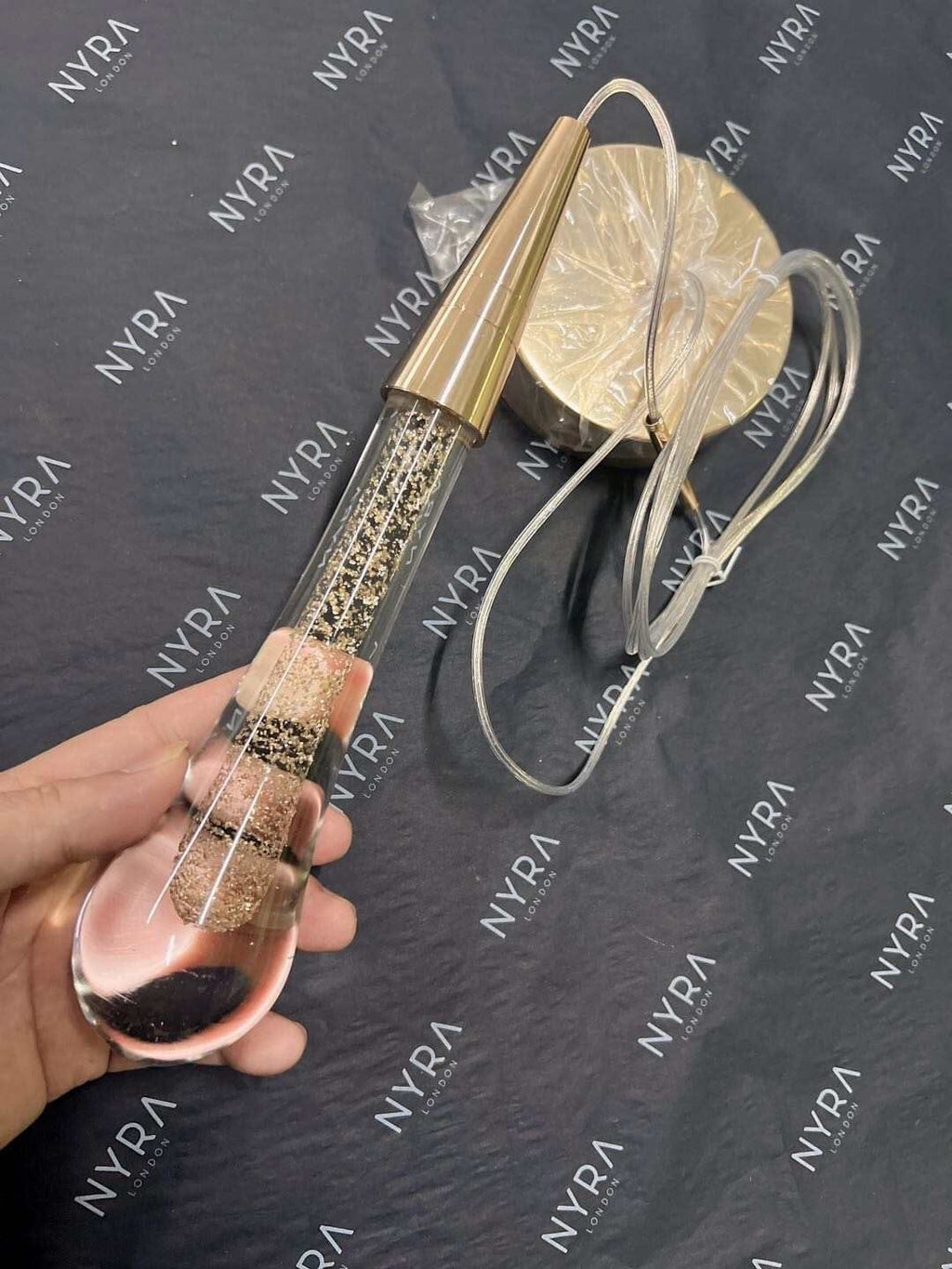 Aurora Golden Droplet Crystal Pendant Lights for Homes and Offices