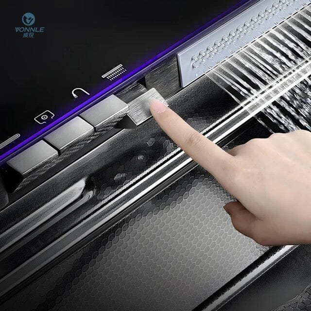 Marinova | Stainless Steel Waterfall Digital Kitchen Faucet