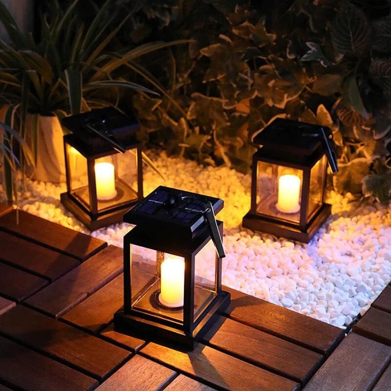 Solarae Solar Garden Lanterns for Outdoor Path and Patio Lighting