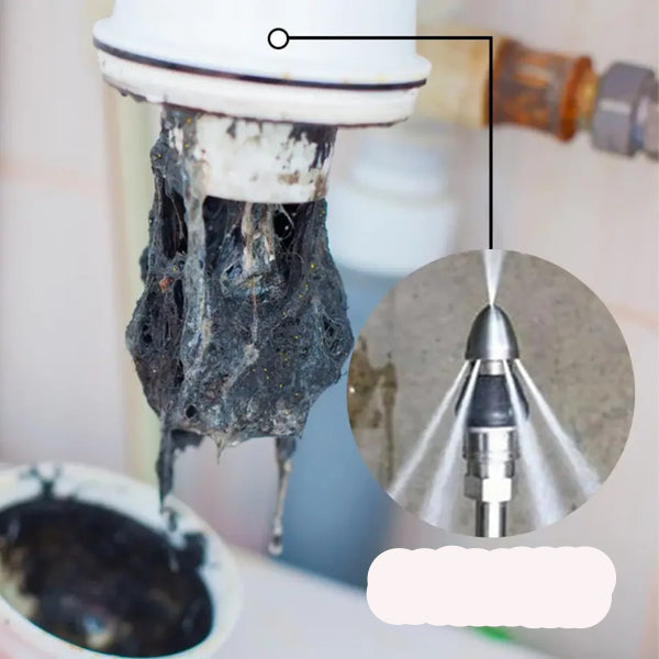 Stainless Steel High-Pressure Sewer Cleaning Nozzle