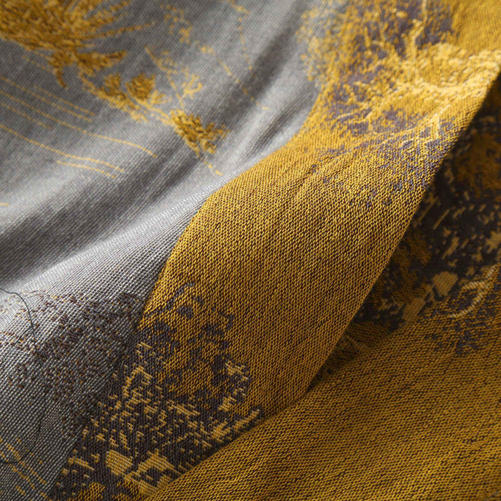 Rustic Elegance Kimono Robe in Pure Cotton