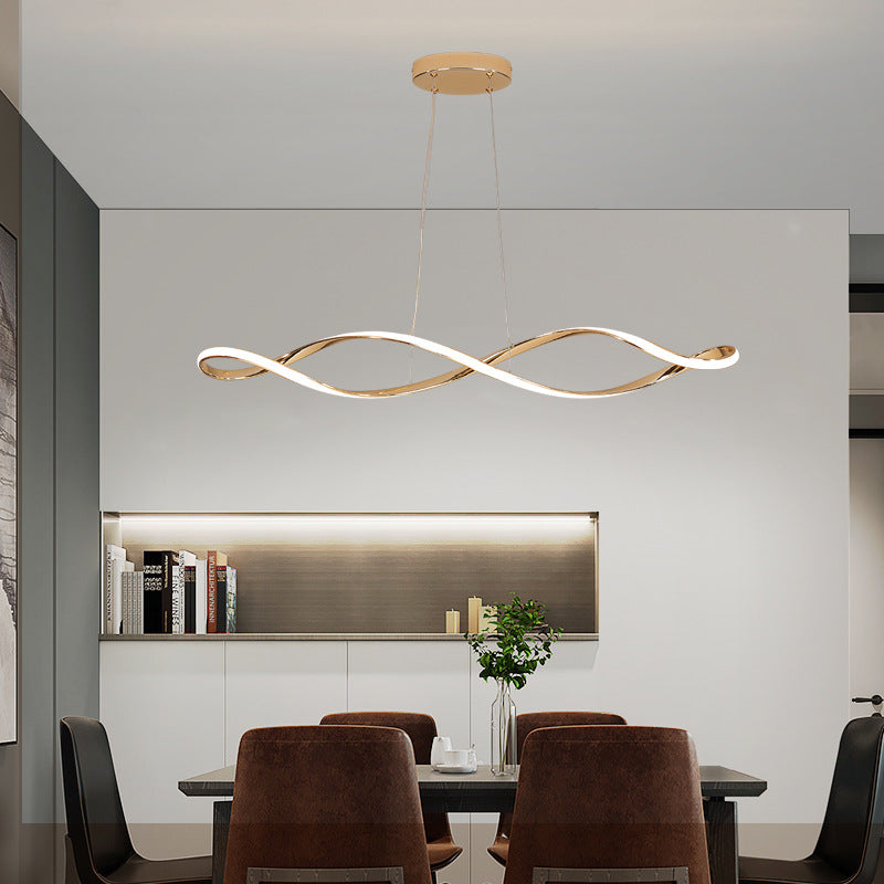 Asteris Spiral Chandelier Nordic Inspired Ceiling Light
