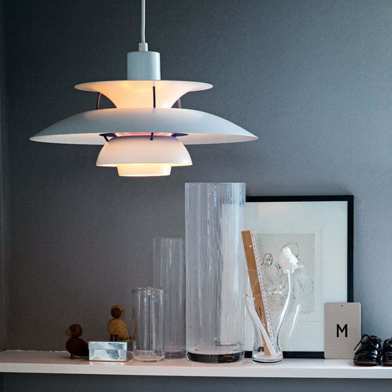 Morandi moderne LED hanglamp met kap