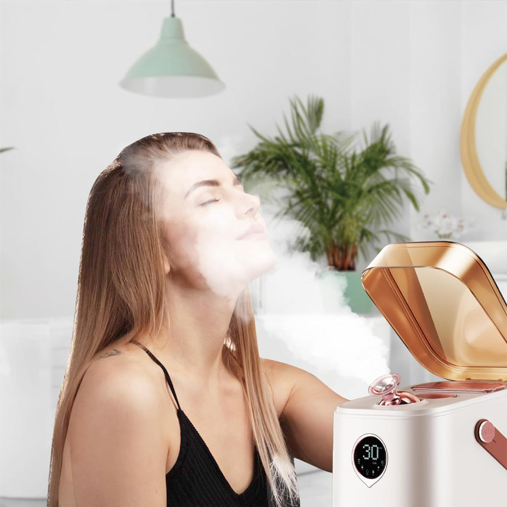 Profesionální 6v1 iontový obličejový napařovač pro hluboké čištění pleti