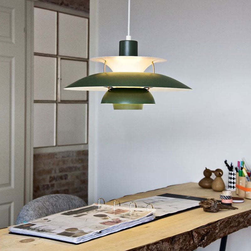 Morandi moderne LED hanglamp met kap