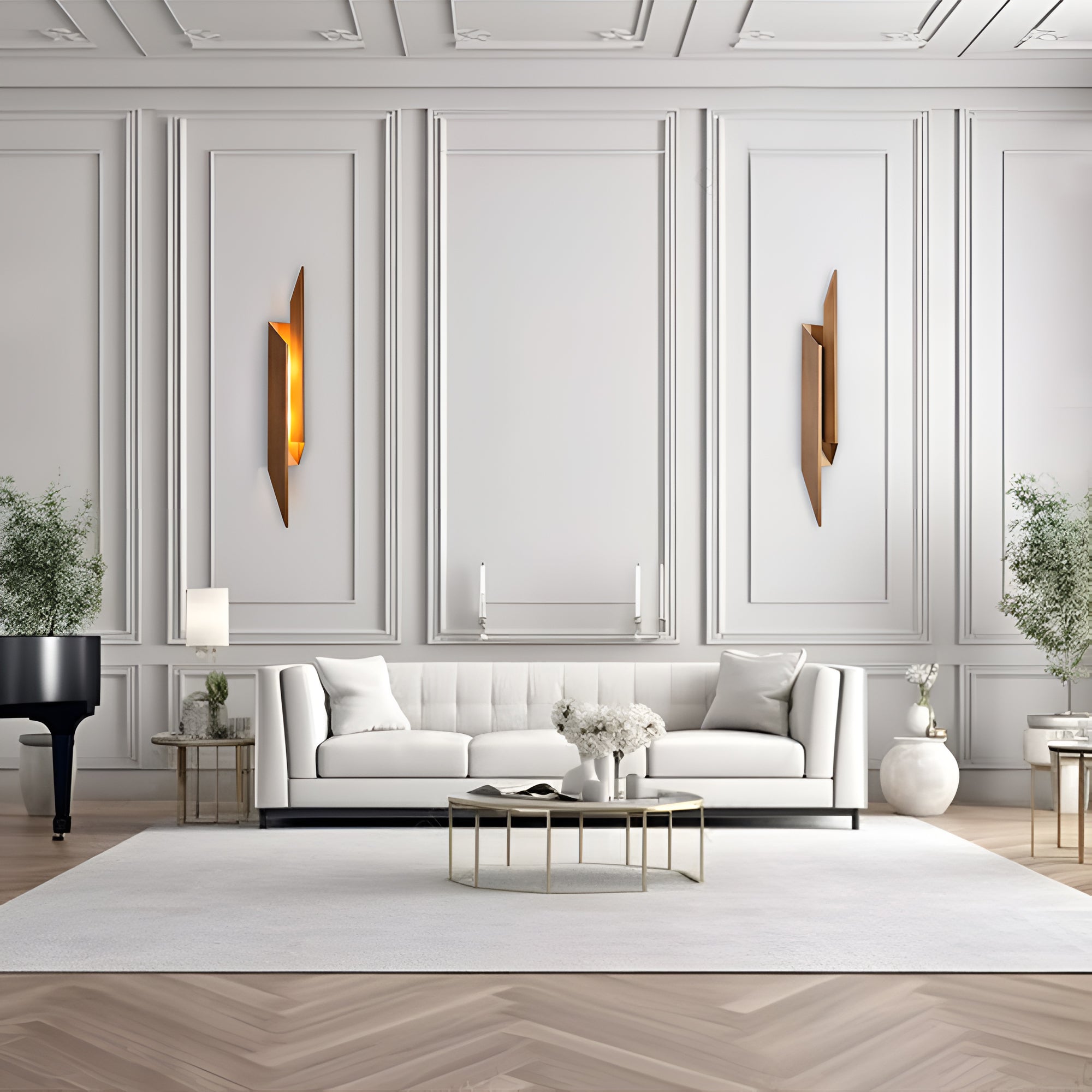 VeroLux Foldable Wall Lamp With Aluminum And Iron Construction