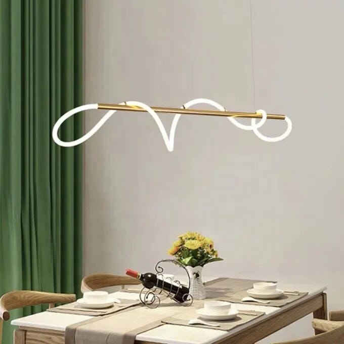 Novais Spiral Pendant Light For Modern Interiors With LED Glow