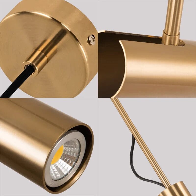 Rivato Studio Adjustable Pendant Spotlight Brushed Stainless