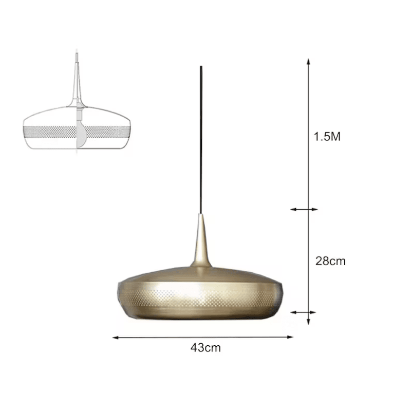 Nordenis Nordic Art Pendant Light In White Aluminum