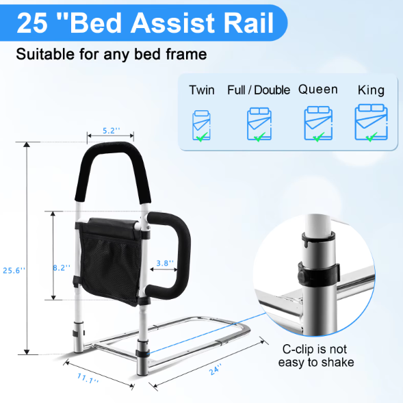 GripStander madlo na postel: Zvyšte svou bezpečnost a nezávislost při vstávání a ulehnutí do postele