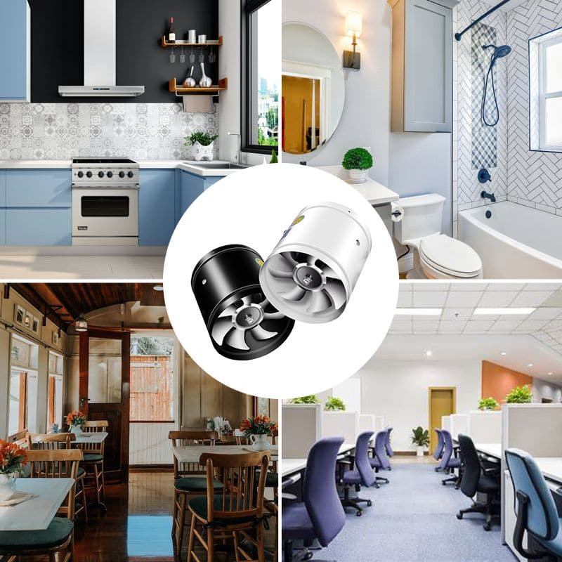 Výkonný tichý odsavač vzduchu - Zlepšete kvalitu vzduchu doma i v kanceláři