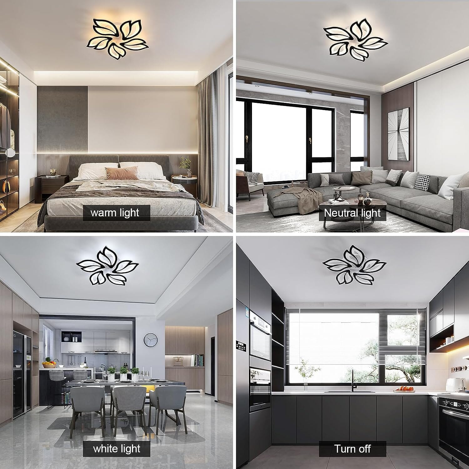 Asteris Chandelier With Floral Silhouette For Modern Interiors