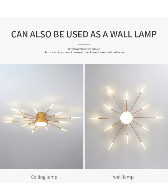 Lyra Wand-Style Chandelier Sculptural Centerpiece Lighting