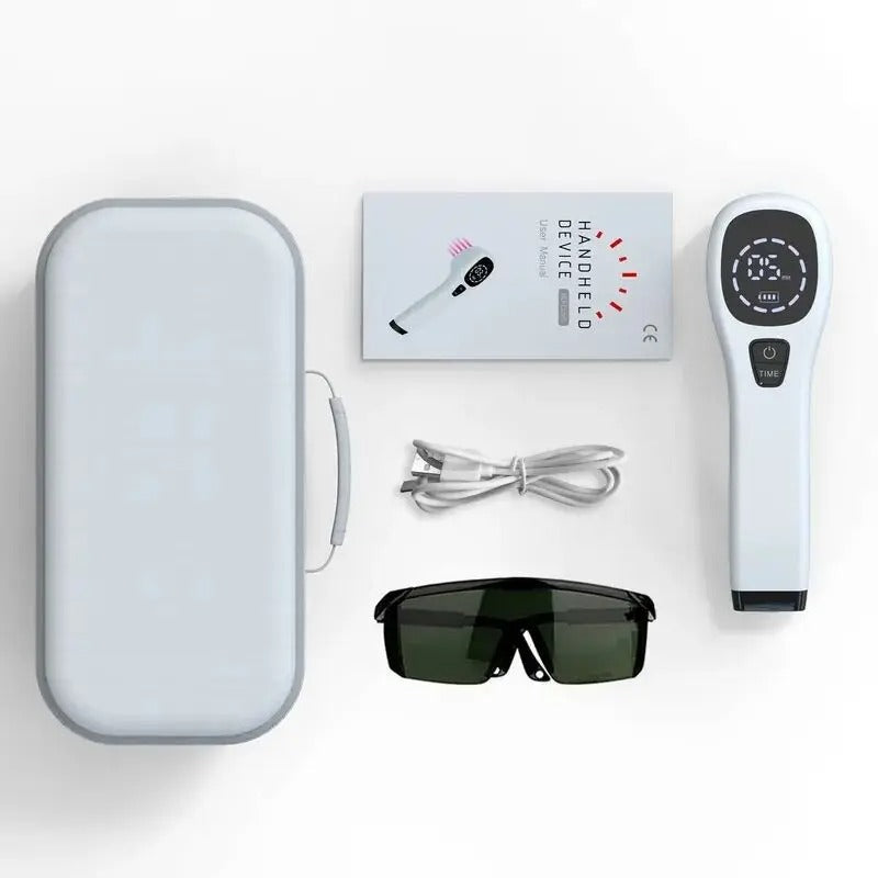 Vylepšené zařízení pro terapii červeným světlem s chlazeným laserem