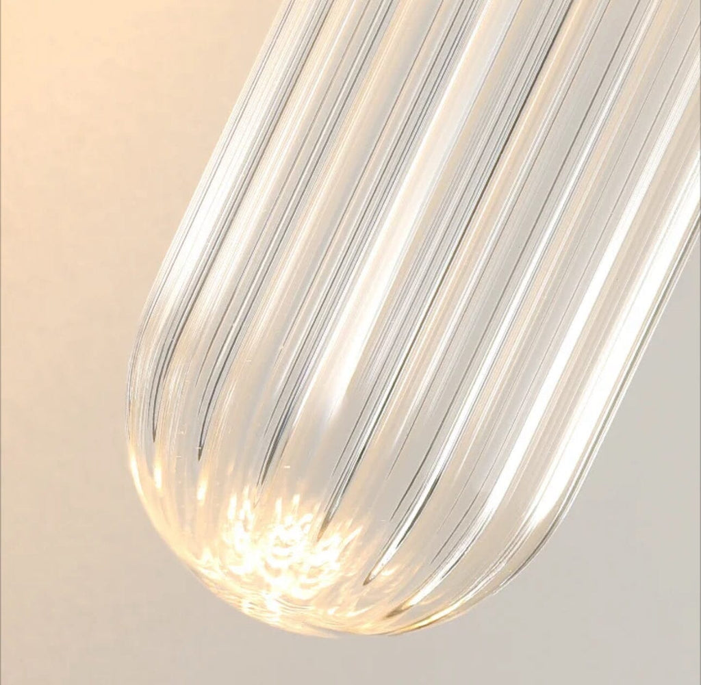 Nisa skleněná stojací lampa