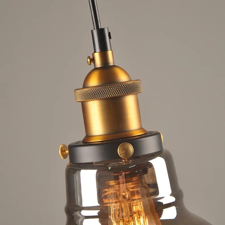 NovaLyn Retro Glass Pendant Lights for Modern Living Rooms