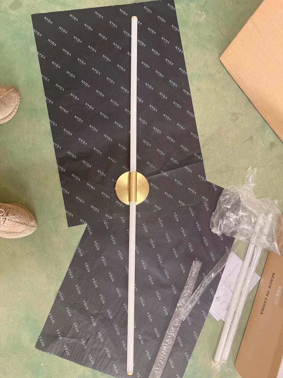 NovaLume Tube Mirror Wall Light With Acrylic Diffusion