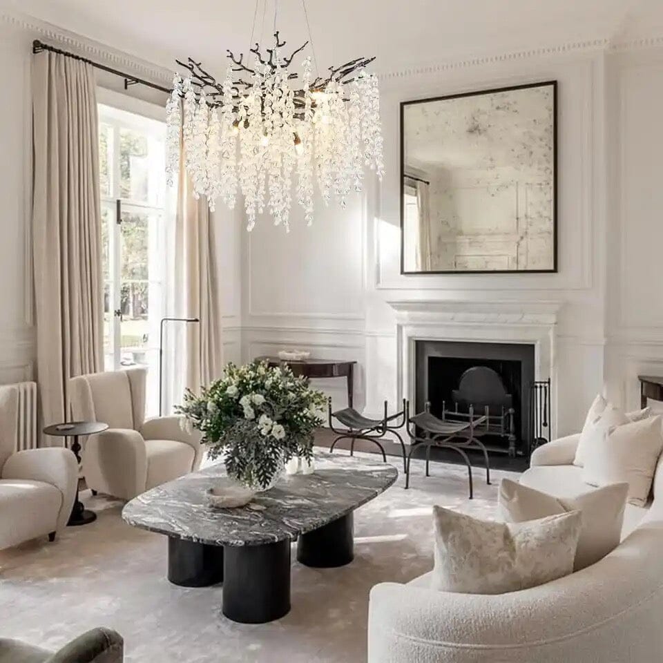 Branch Glass Chandelier by Kirrea