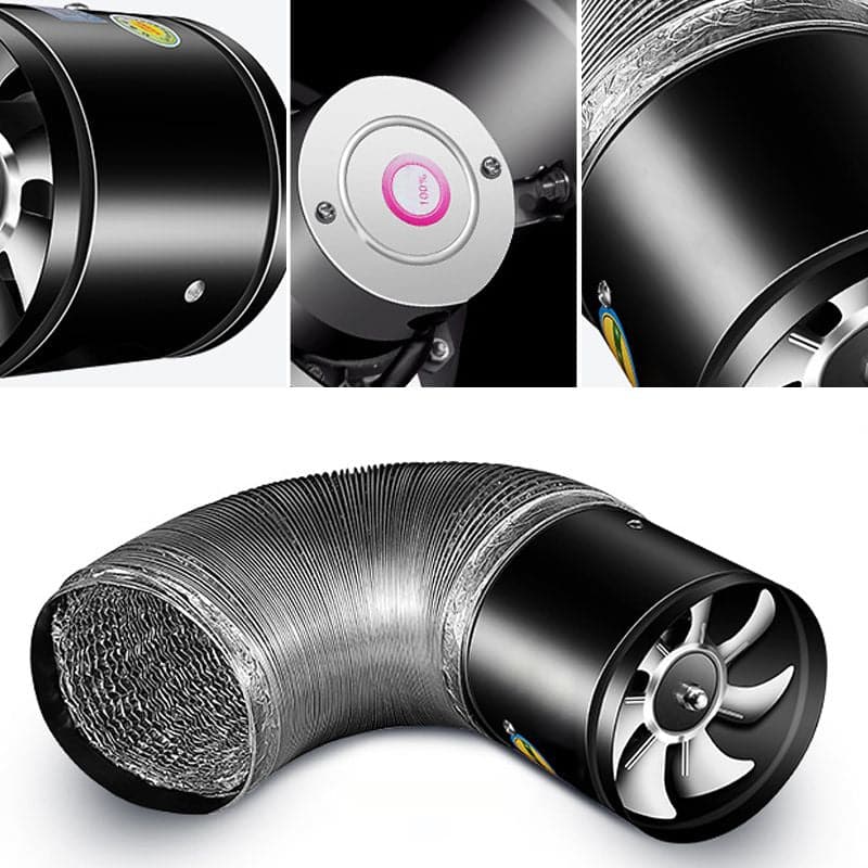 Výkonný tichý odsavač vzduchu - Zlepšete kvalitu vzduchu doma i v kanceláři