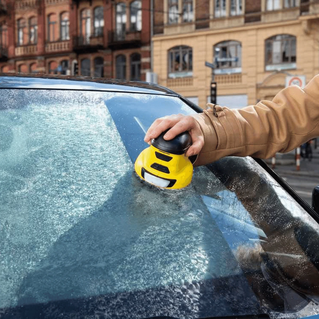 Elektrický vyhřívaný škrabka na led na čelní skla automobilů